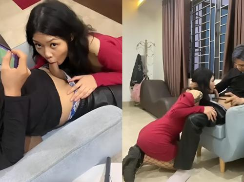 Bé Tôm thích bú cặc